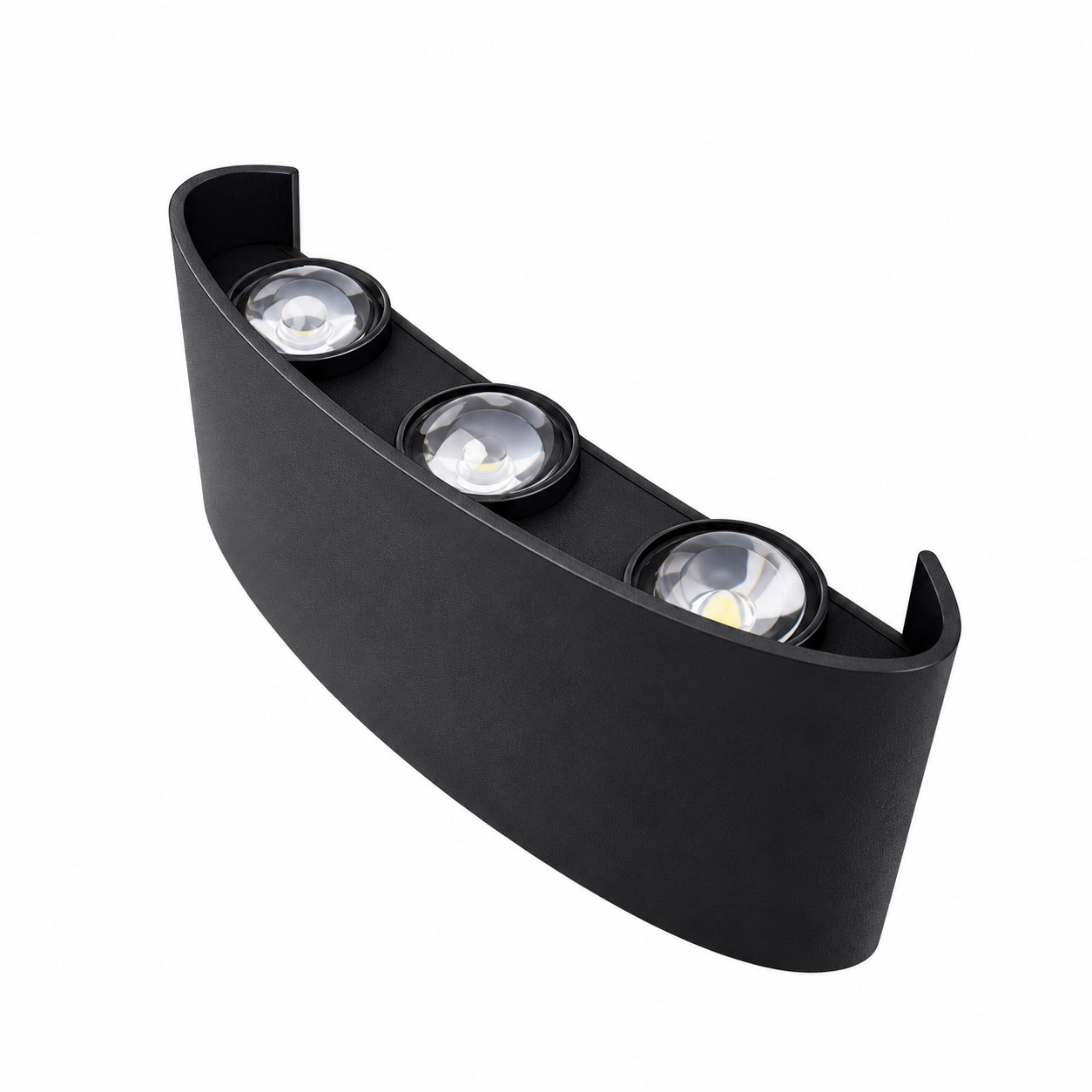 Capri Venedik Aplik-Siyah Kasa-6 w Üçlü-Günışığı