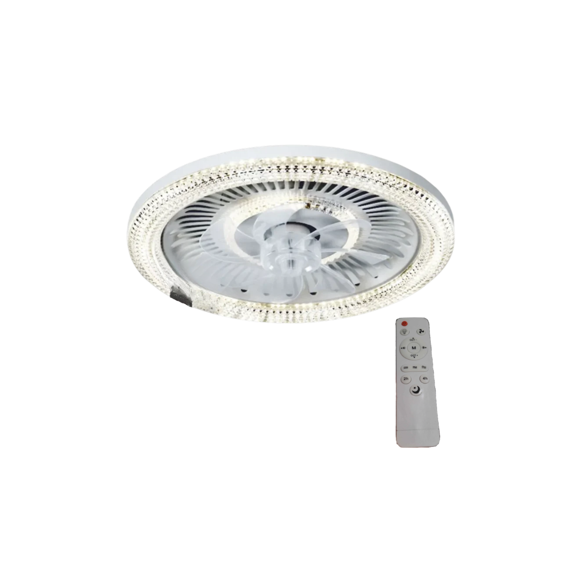 Vantilatör Vento 50W Dim Edilebilir 3 Renk Kumandalı