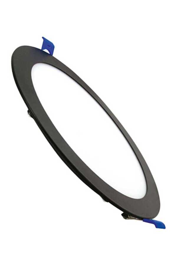 Slim Panel Siyah Kasa-6W 12cm-4000K