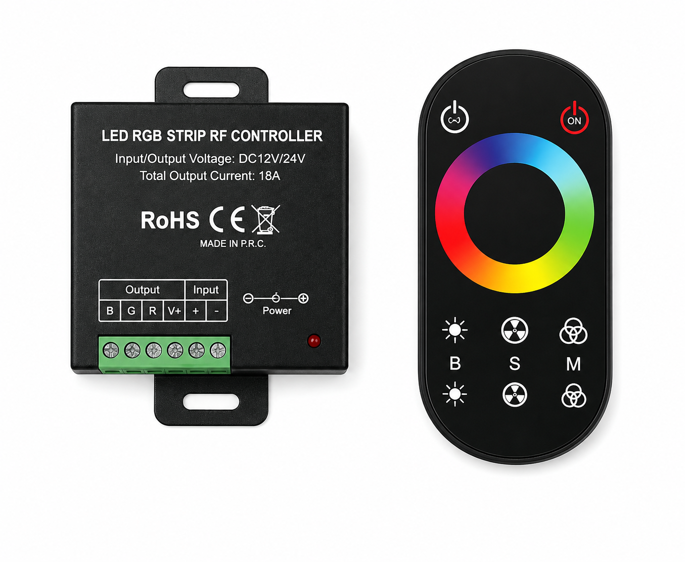 Kontrol Cihazları RGB Kumanda 12-124V Dokunmatik Ultra Touch 18A