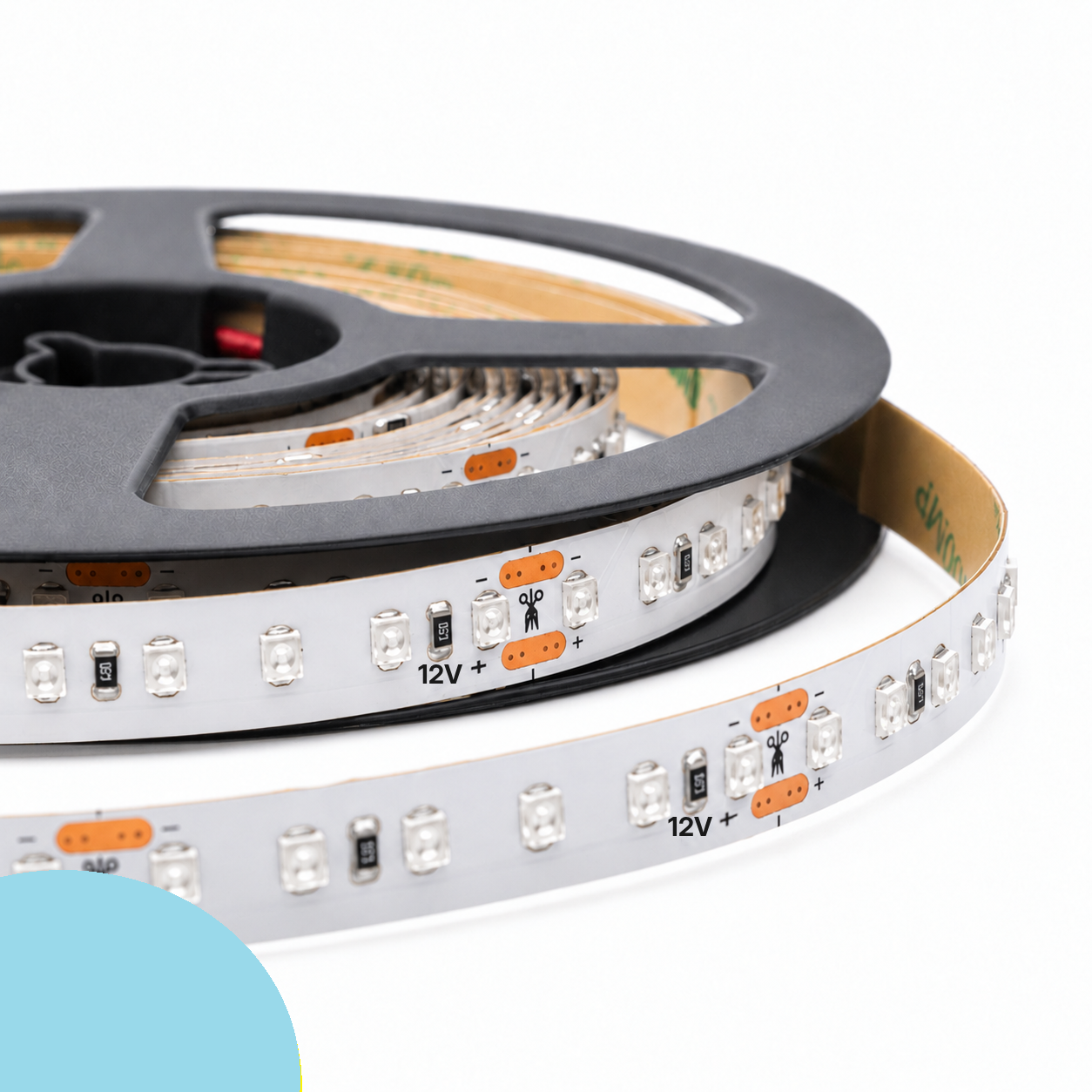 Şerit Led İç Mekan IP20 12V 4040 M/60-Buz Mavi
