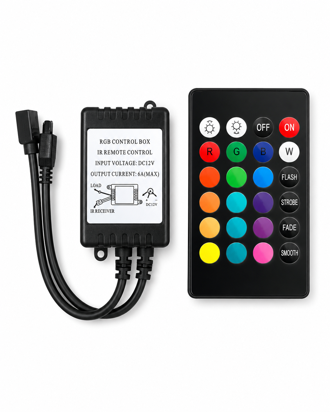 Пульт управления RGB 12-24V 24-кнопочный 6A